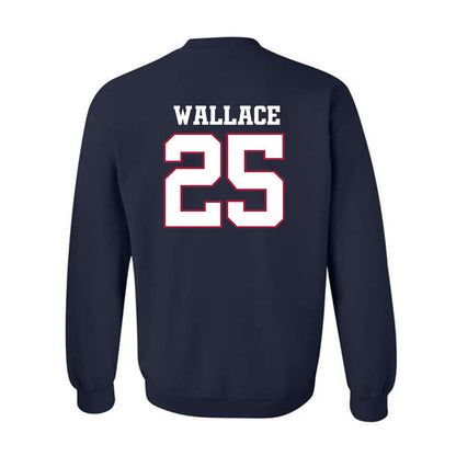 Arkansas - NCAA Football : Tavion Wallace - Classic Shersey Crewneck Sweatshirt-1