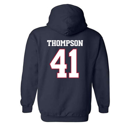 Arkansas - NCAA Football : Kyle Thompson - Classic Shersey Hooded Sweatshirt-1