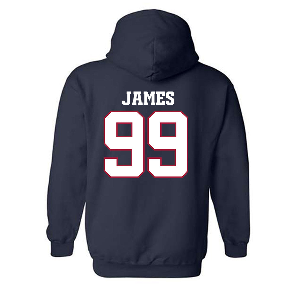 Arkansas - NCAA Football : Kaleb James - Classic Shersey Hooded Sweatshirt-1