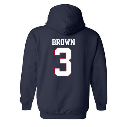 Arkansas - NCAA Football : Cj Brown - Classic Shersey Hooded Sweatshirt-1