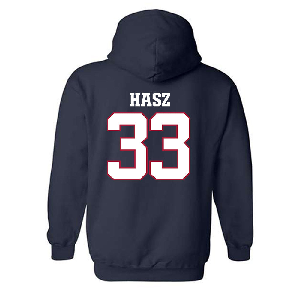 Arkansas - NCAA Football : Dylan Hasz - Classic Shersey Hooded Sweatshirt-1