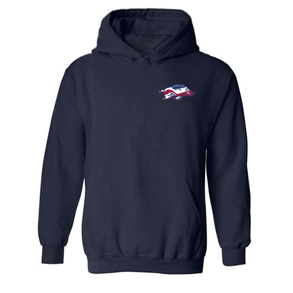 Arkansas - NCAA Football : Rykar Acebo - Classic Shersey Hooded Sweatshirt-0