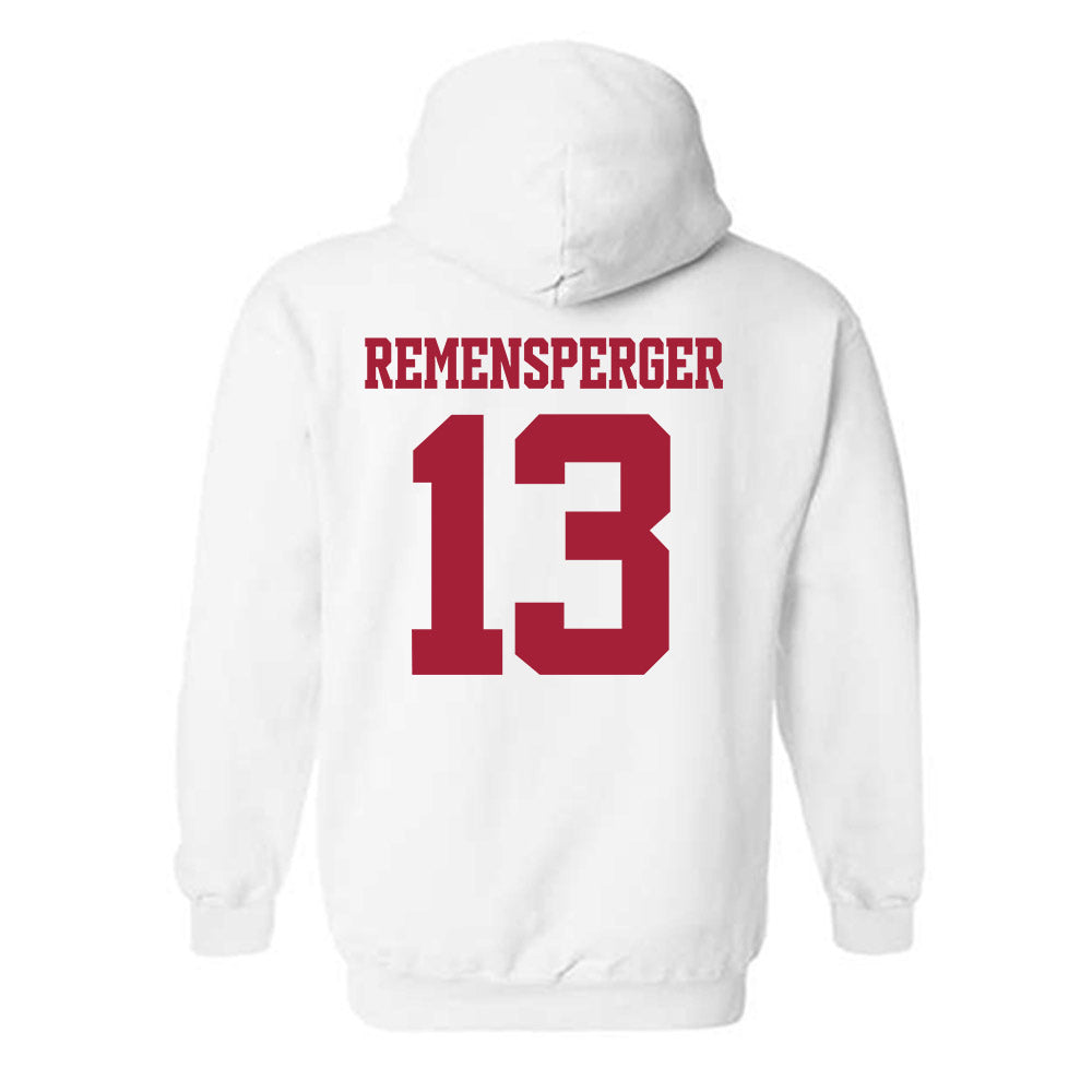 Arkansas - NCAA Women's Volleyball : Kiki Remensperger - 30th Anniversary Hooded Sweatshirt-1