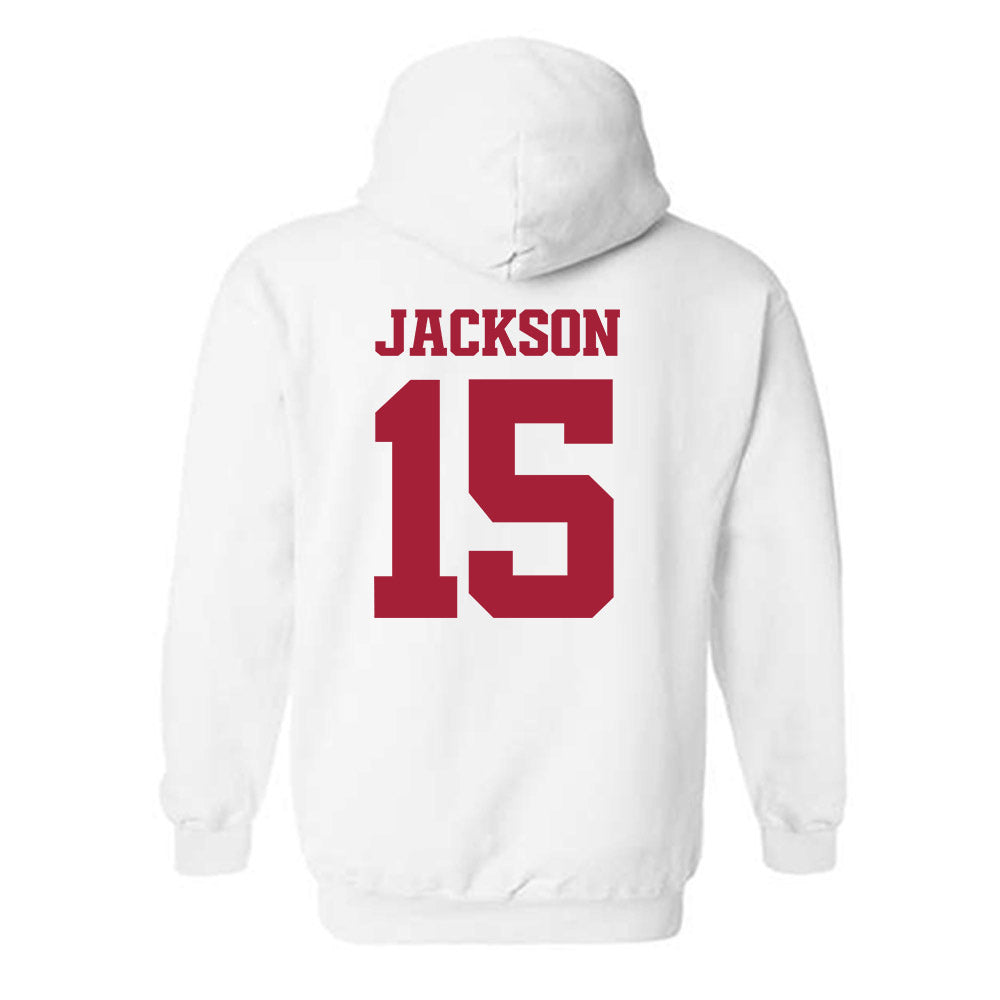 Arkansas - NCAA Women's Volleyball : Courtney Jackson - 30th Anniversary Hooded Sweatshirt-1