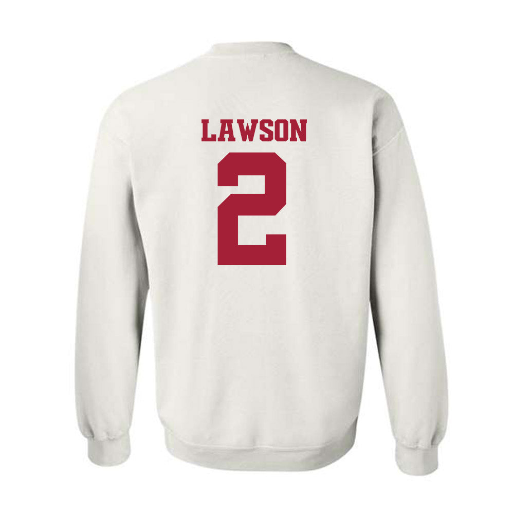 Arkansas - NCAA Women's Volleyball : Jada Lawson - 30th Anniversary Crewneck Sweatshirt-1