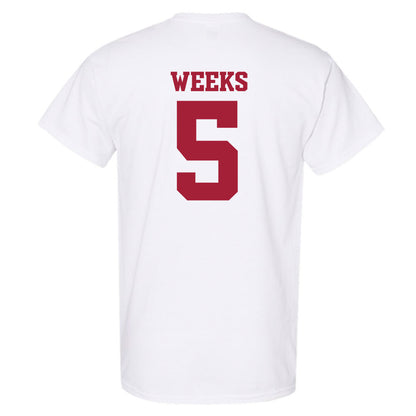 Arkansas - NCAA Women's Volleyball : Kylie Weeks - 30th Anniversary T-Shirt-1