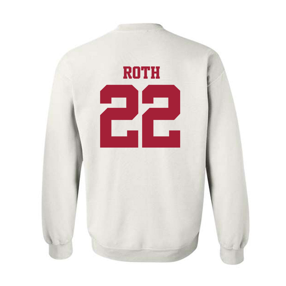 Arkansas - NCAA Women's Volleyball : Ava Roth - 30th Anniversary Crewneck Sweatshirt-1