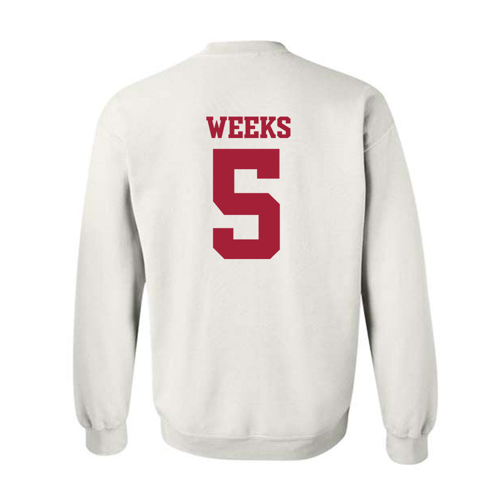 Arkansas - NCAA Women's Volleyball : Kylie Weeks - 30th Anniversary Crewneck Sweatshirt-1