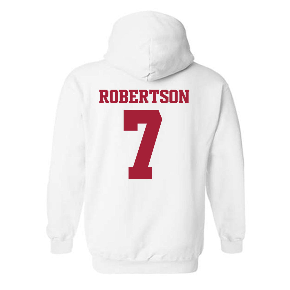 Arkansas - NCAA Women's Volleyball : Kayla Robertson - 30th Anniversary Hooded Sweatshirt-1