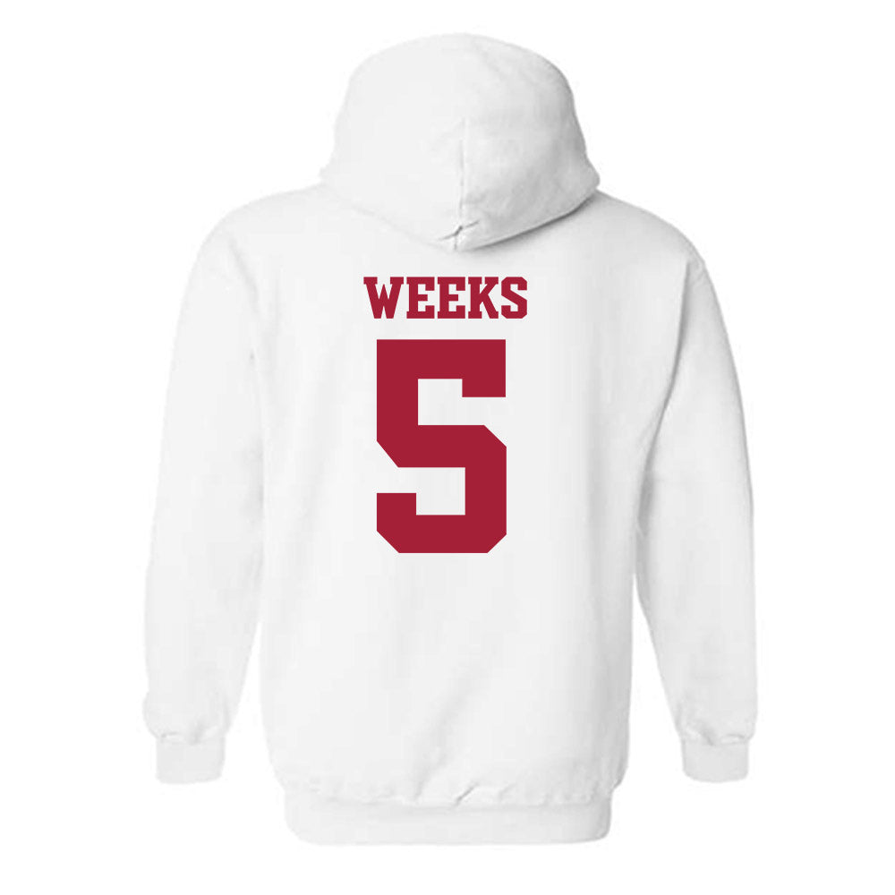 Arkansas - NCAA Women's Volleyball : Kylie Weeks - 30th Anniversary Hooded Sweatshirt-1