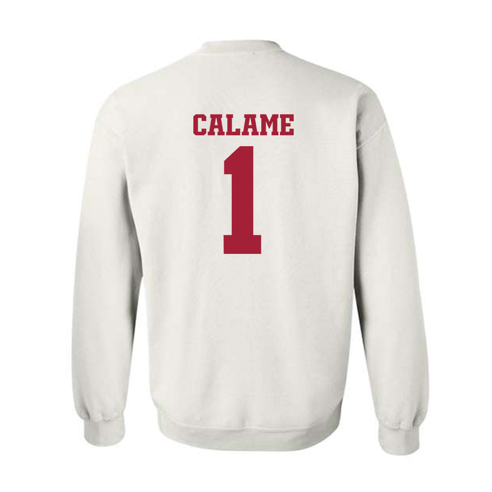 Arkansas - NCAA Women's Volleyball : Avery Calame - 30th Anniversary Crewneck Sweatshirt-1