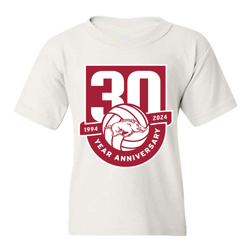 Arkansas - NCAA Women's Volleyball : Hannah Hogue - 30th Anniversary Youth T-Shirt-0