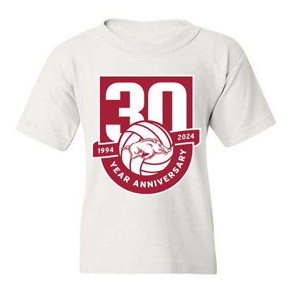 Arkansas - NCAA Women's Volleyball : Hannah Hogue - 30th Anniversary Youth T-Shirt-0