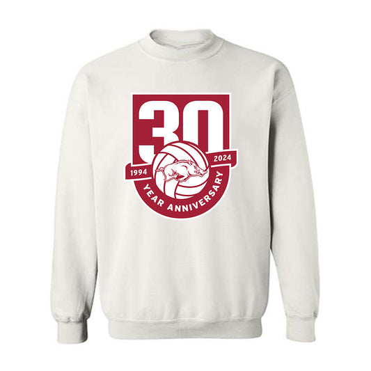 Arkansas - NCAA Women's Volleyball : Ava Roth - 30th Anniversary Crewneck Sweatshirt-0