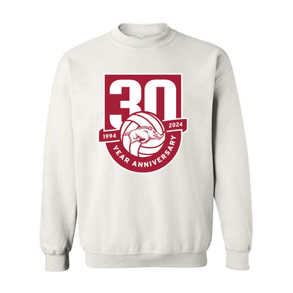 Arkansas - NCAA Women's Volleyball : Romani Thurman - 30th Anniversary Crewneck Sweatshirt-0