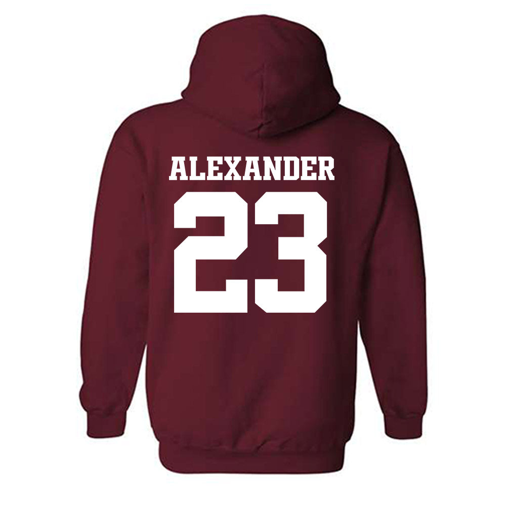 Arkansas - NCAA Women's Volleyball : Aleki Alexander - 30th Anniversary v2 Hooded Sweatshirt-1