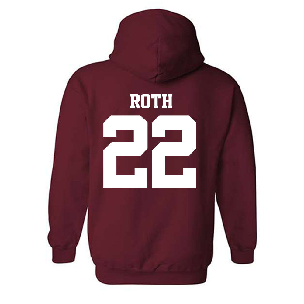 Arkansas - NCAA Women's Volleyball : Ava Roth - 30th Anniversary v2 Hooded Sweatshirt-1