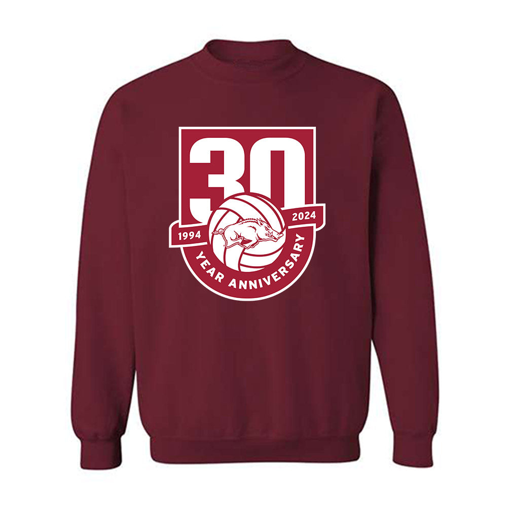 Arkansas - NCAA Women's Volleyball : Gaby Cornier - 30th Anniversary v2 Crewneck Sweatshirt-0