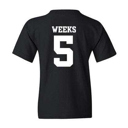 Arkansas - NCAA Women's Volleyball : Kylie Weeks - 30th Anniversary v3 Youth T-Shirt-1