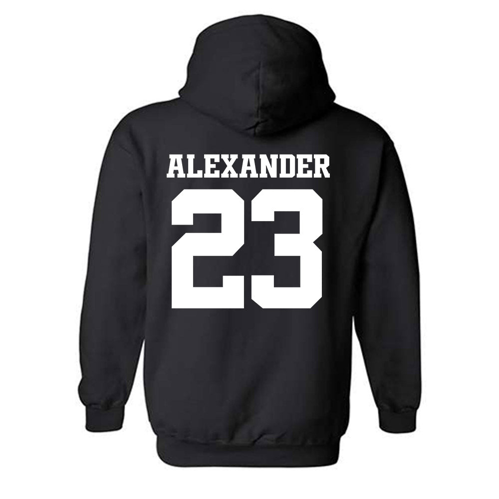 Arkansas - NCAA Women's Volleyball : Aleki Alexander - 30th Anniversary v3 Hooded Sweatshirt-1