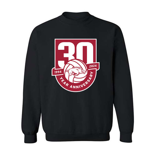 Arkansas - NCAA Women's Volleyball : Logan Jones - 30th Anniversary v3 Crewneck Sweatshirt-0