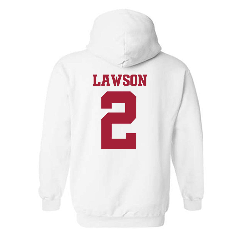 Arkansas - NCAA Women's Volleyball : Jada Lawson - 30th Anniversary v3 Hooded Sweatshirt-1