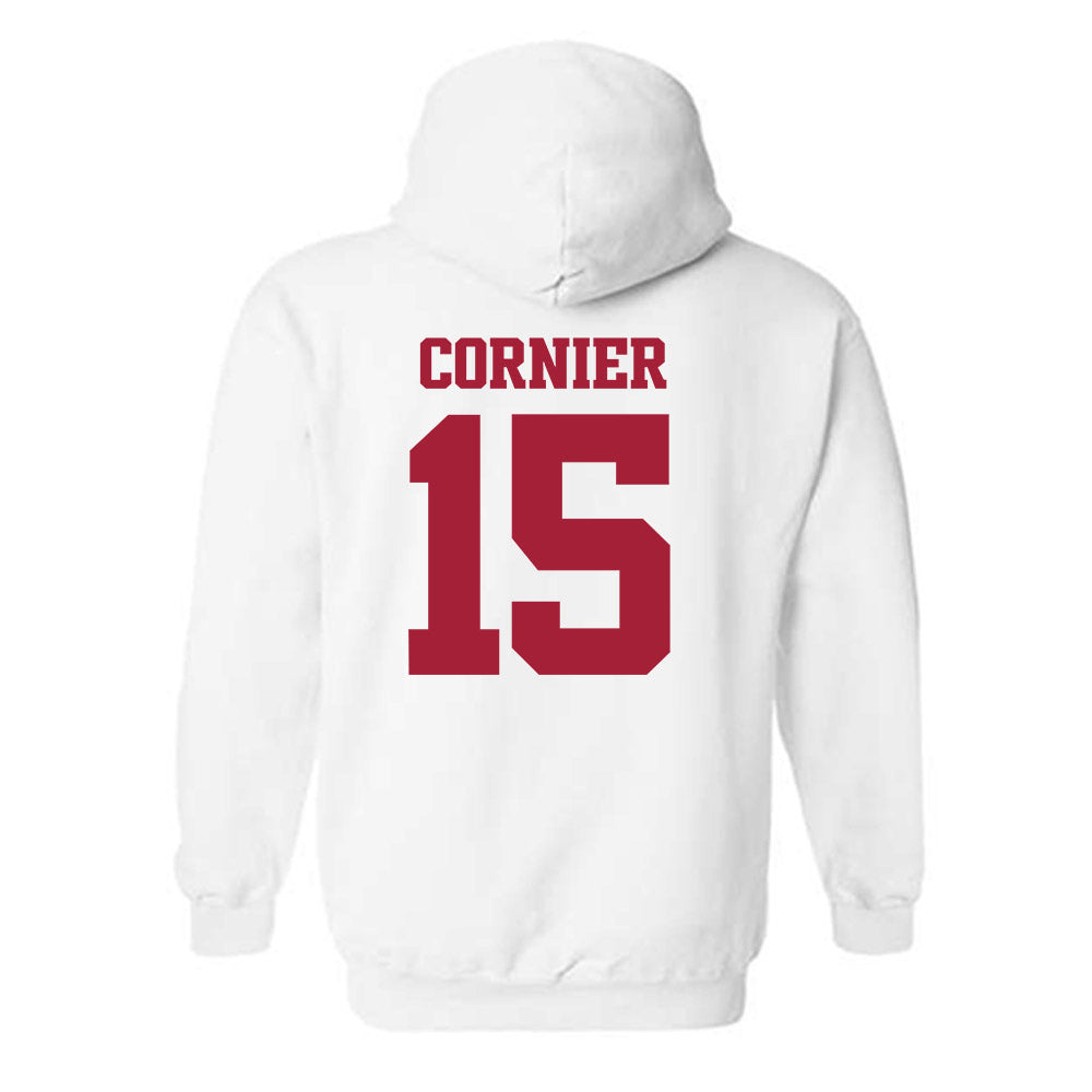 Arkansas - NCAA Women's Volleyball : Gaby Cornier - 30th Anniversary v4 Hooded Sweatshirt-1