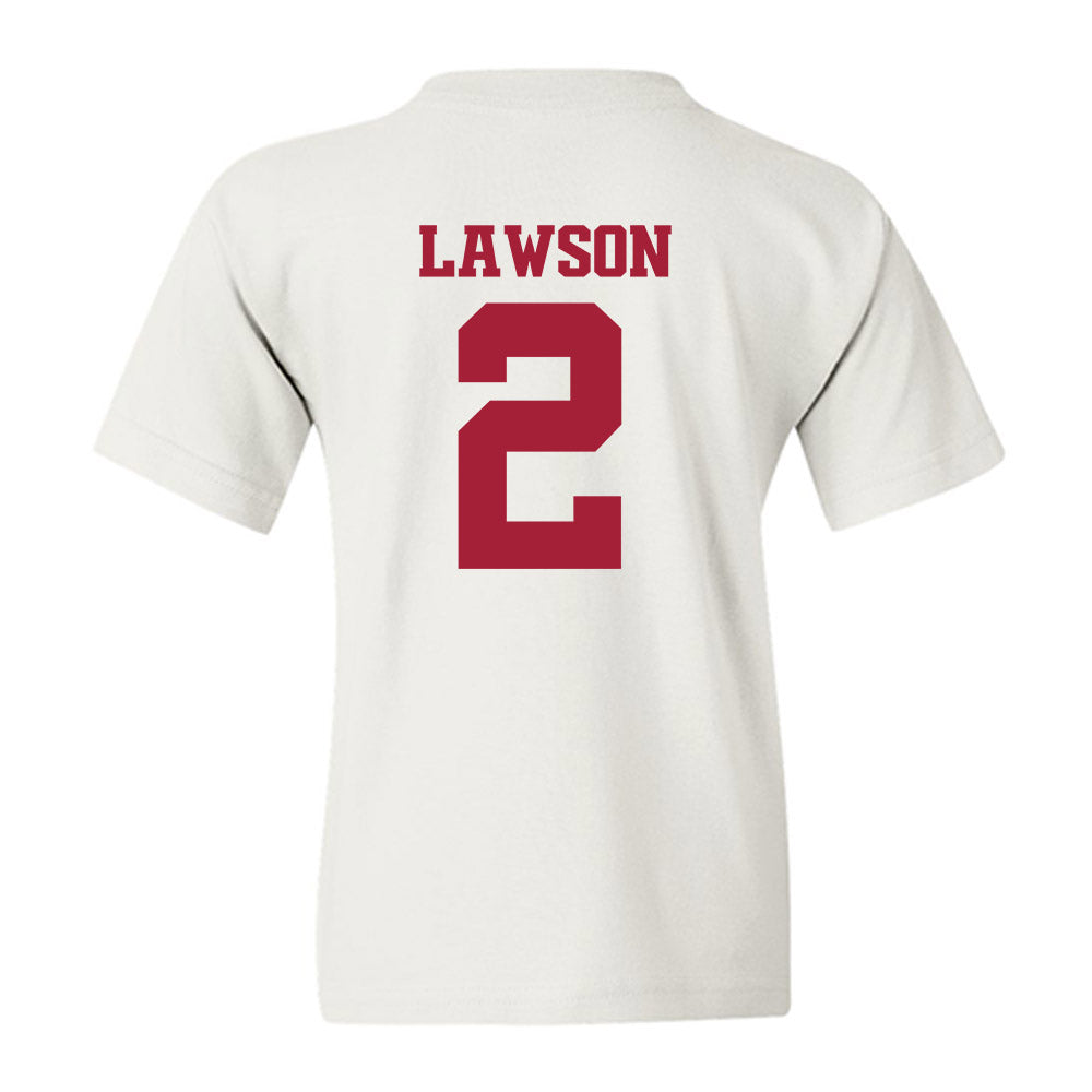 Arkansas - NCAA Women's Volleyball : Jada Lawson - 30th Anniversary v3 Youth T-Shirt-1
