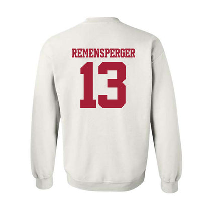 Arkansas - NCAA Women's Volleyball : Kiki Remensperger - 30th Anniversary v4 Crewneck Sweatshirt-1
