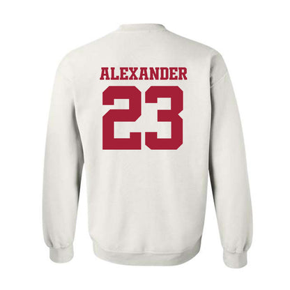 Arkansas - NCAA Women's Volleyball : Aleki Alexander - 30th Anniversary v3 Crewneck Sweatshirt-1