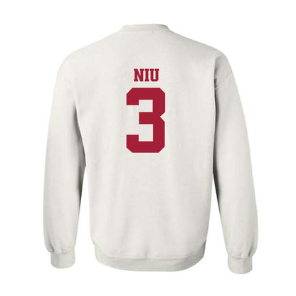 Arkansas - NCAA Women's Volleyball : Livia Niu - 30th Anniversary v4 Crewneck Sweatshirt-1