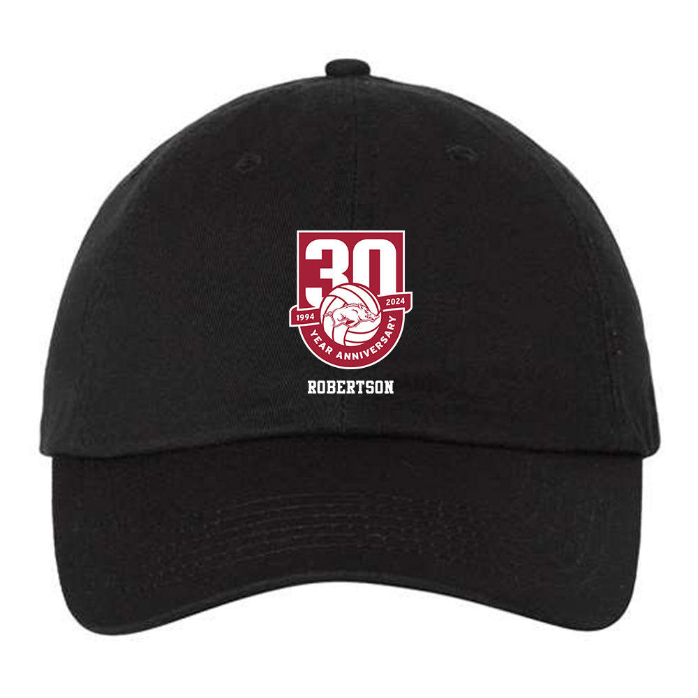 Arkansas - NCAA Women's Volleyball : Kayla Robertson - 30 Year Anniversary Dad Hat-0