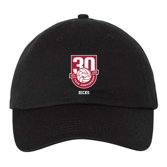 Arkansas - NCAA Women's Volleyball : Rosana Hicks - 30 Year Anniversary Dad Hat-0