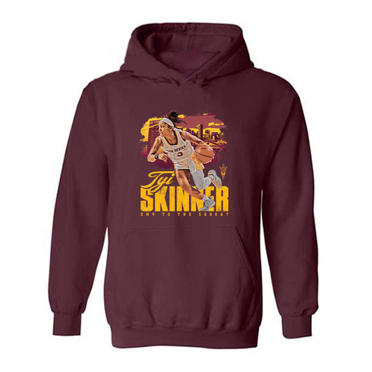 Arizona State - NCAA Women's Basketball : Tyi Skinner - Hooded Sweatshirt-0