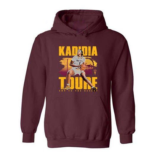 Arizona State - NCAA Women's Basketball : Kadidia Toure - Hooded Sweatshirt-0