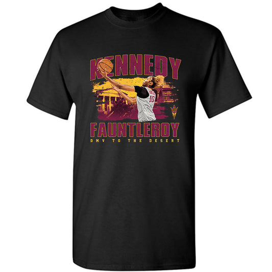 Arizona State - NCAA Women's Basketball : Kennedy Fauntleroy - T-Shirt-0