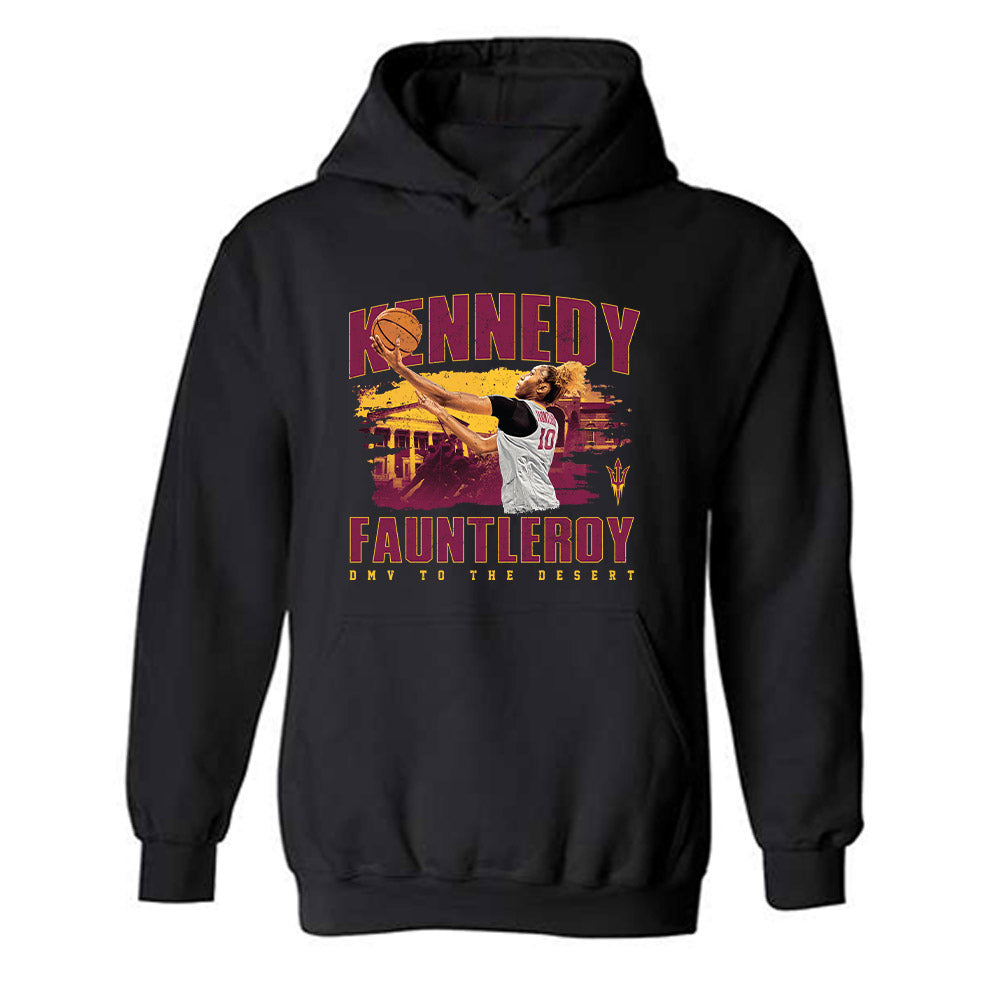 Arizona State - NCAA Women's Basketball : Kennedy Fauntleroy - Hooded Sweatshirt-0