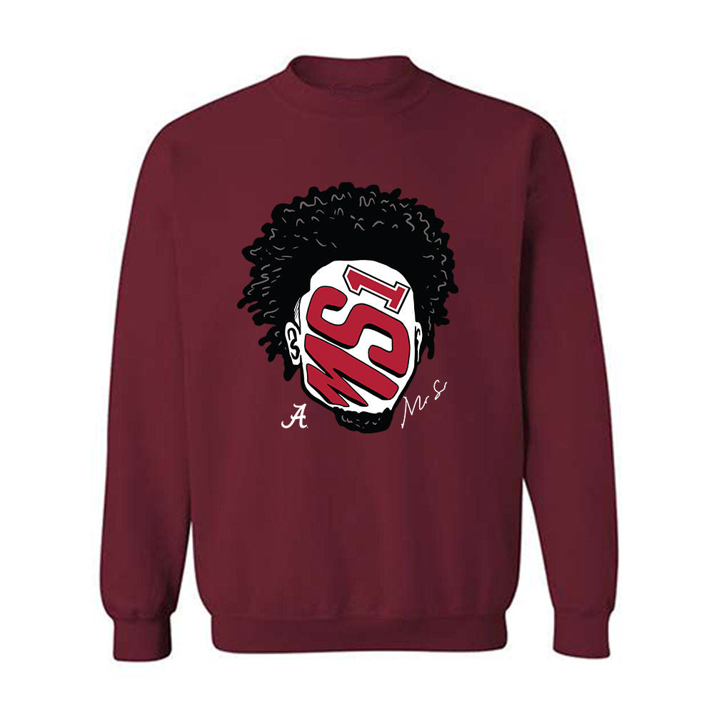 Alabama - NCAA Men's Basketball : Mark Sears - Individual Caricature Crewneck Sweatshirt-0