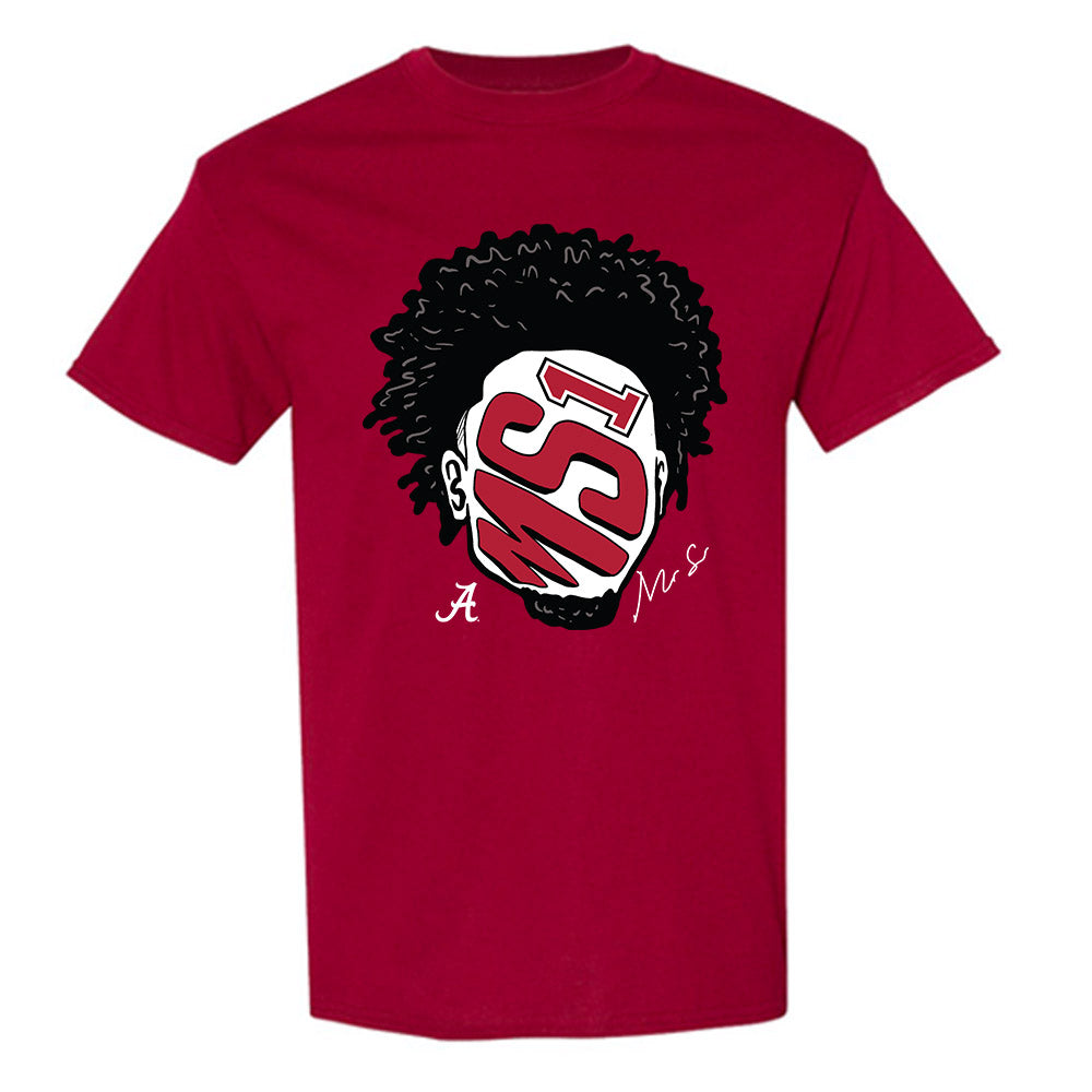 Alabama - NCAA Men's Basketball : Mark Sears - Individual Caricature T-Shirt-0