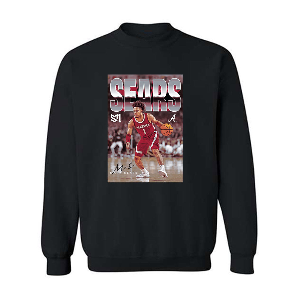 Alabama - NCAA Men's Basketball : Mark Sears - Player Collage Crewneck Sweatshirt-0