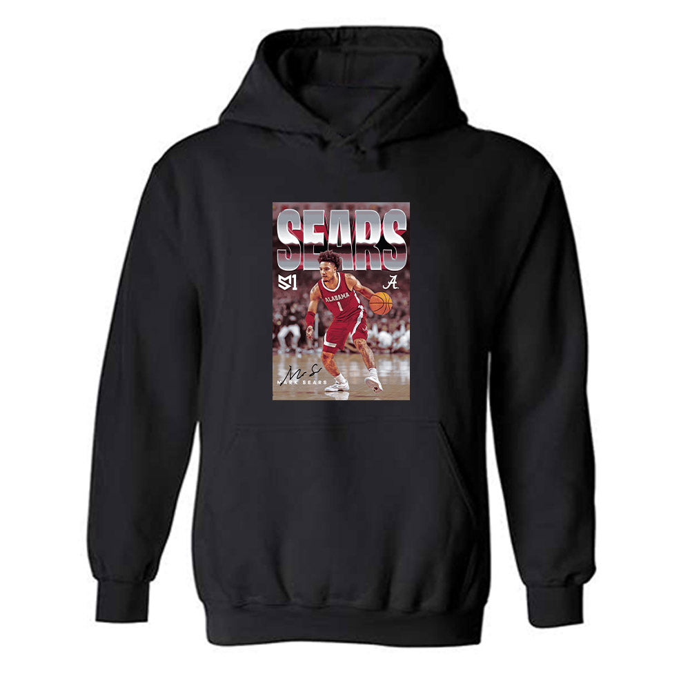 Alabama - NCAA Men's Basketball : Mark Sears - Player Collage Hooded Sweatshirt-0