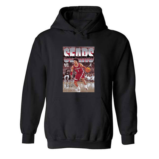 Alabama - NCAA Men's Basketball : Mark Sears - Player Collage Hooded Sweatshirt-0