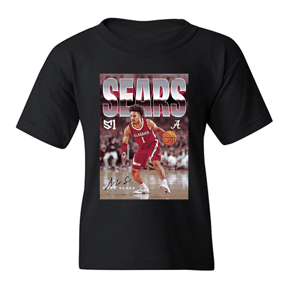 Alabama - NCAA Men's Basketball : Mark Sears - Player Collage Youth T-Shirt-0