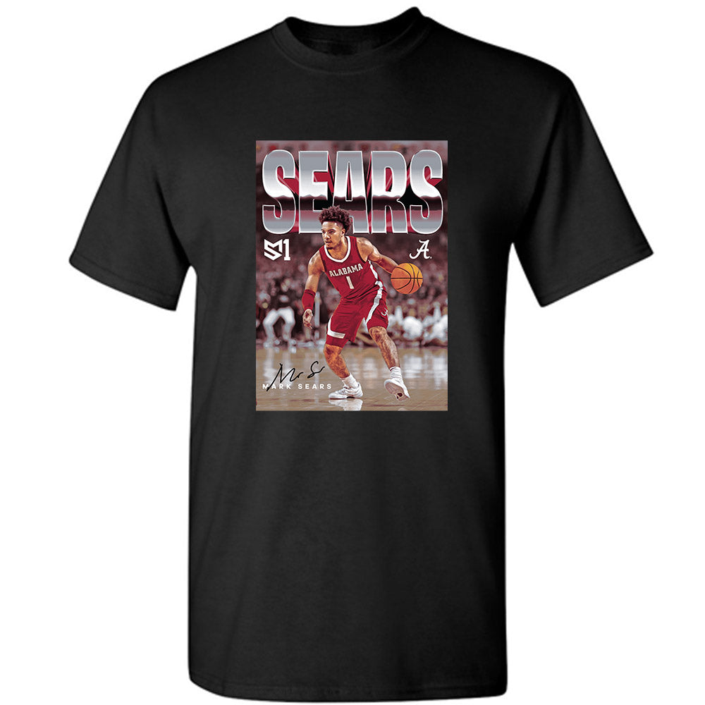 Alabama - NCAA Men's Basketball : Mark Sears - Player Collage T-Shirt-0