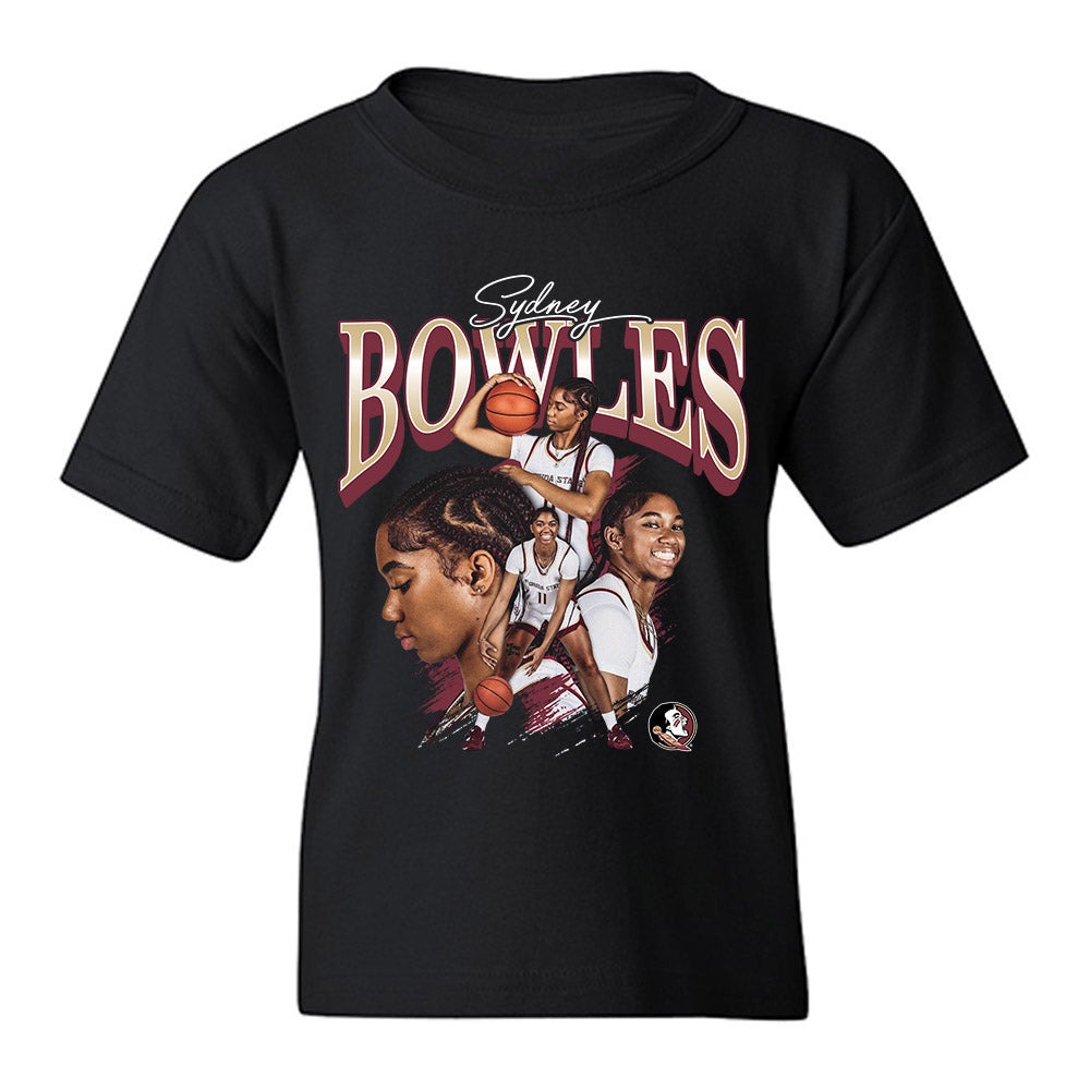 FSU - NCAA Women's Basketball : Sydney Bowles - Youth T-Shirt-0