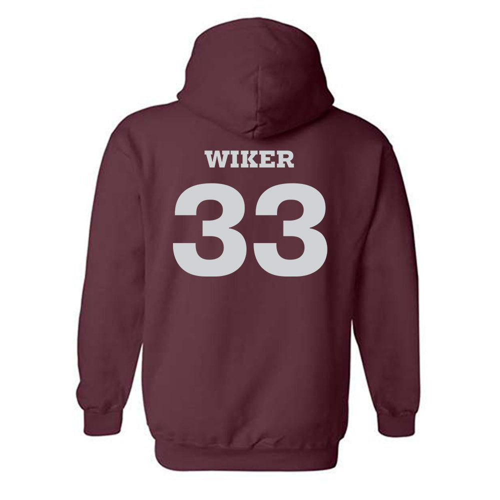 HSC - NCAA Football : Hurley Wiker - Classic Shersey Hooded Sweatshirt-1
