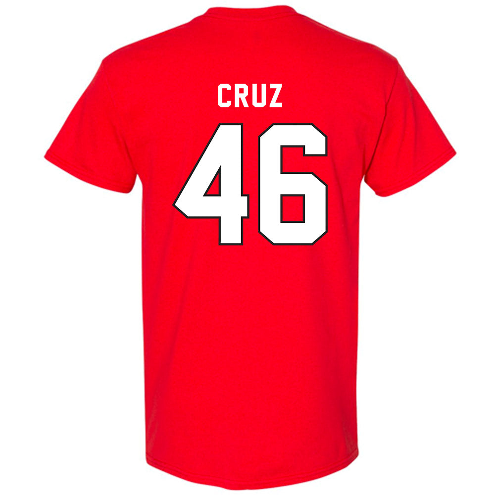 Northeastern - NCAA Baseball : Angel Cruz - Classic Shersey T-Shirt-1