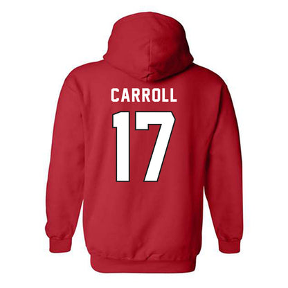 Northeastern - NCAA Men's Soccer : Asiah Carroll - Classic Shersey Hooded Sweatshirt-1