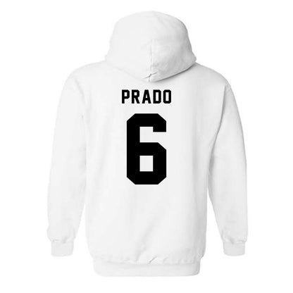 Northeastern - NCAA Men's Soccer : Jaden Prado - Classic Shersey Hooded Sweatshirt-1
