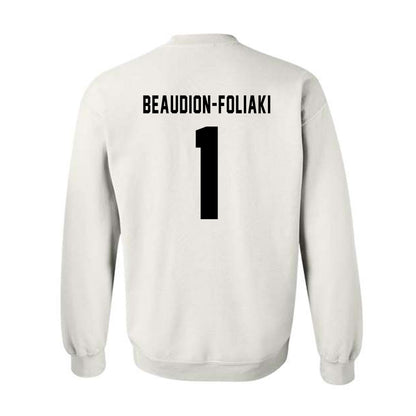 Northeastern - NCAA Women's Basketball : Kailee Beaudion-Foliaki - Classic Shersey Crewneck Sweatshirt-1